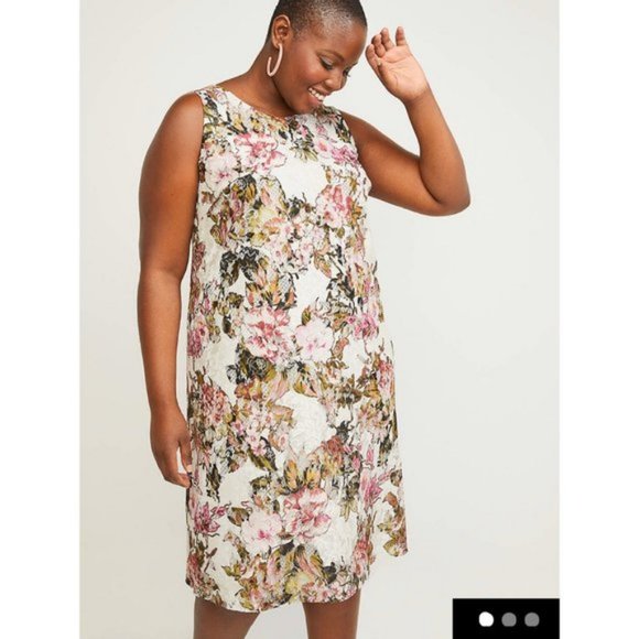 Lane Bryant Printed Lace A-Line Dress NWT Plus Siz - Picture 3 of 3